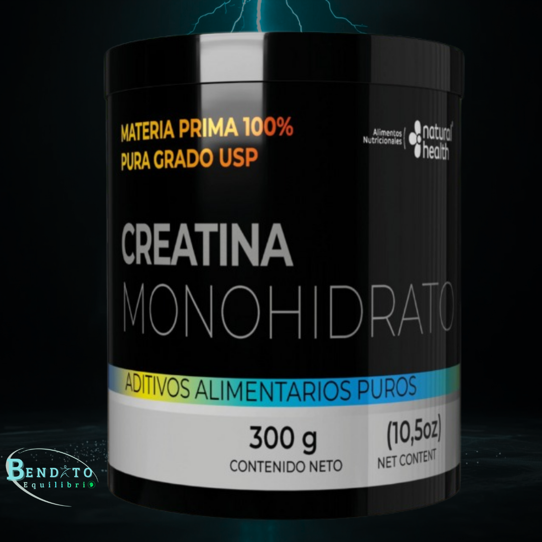 Creatina Monohidratada Pura USP | Fuerza, Energía y Recuperación | 300 g