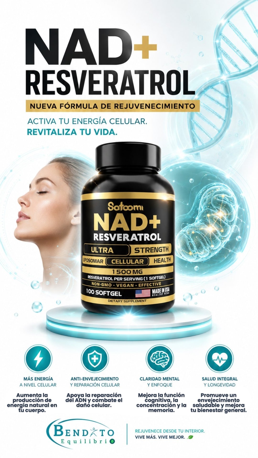 NAD+ con Resveratrol