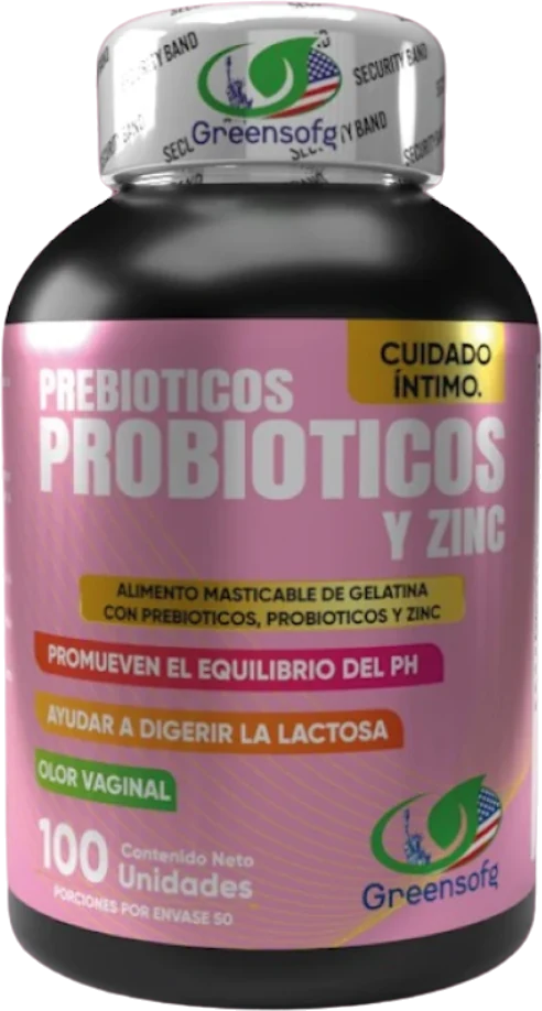 Probióticos + Prebióticos + Zinc